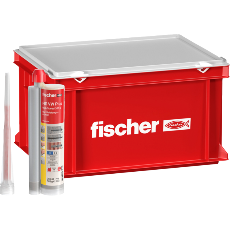 fischer Hochleistungsmörtel FIS VW Plus High Speed 360 S Mörtel, grau, 360ml, 20