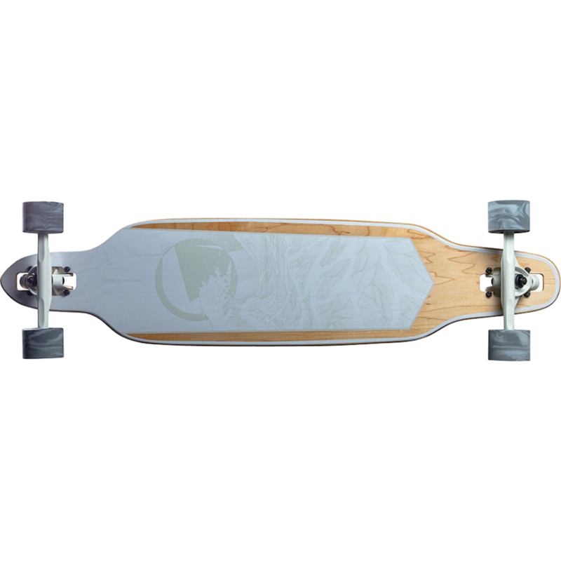 RAM Longboard Solitary Blanc de blanc, weiß/grau