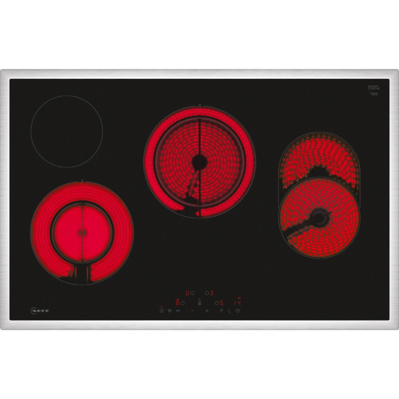 Neff T18SDH9L0 N 70 Autarkes Kochfeld, schwarz/edelstahl, 80 cm