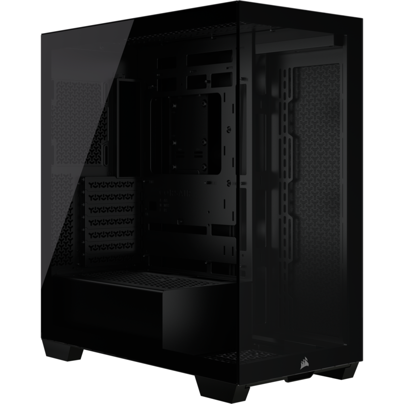 Corsair 3500X Tower-Gehäuse, schwarz, Tempered Glass