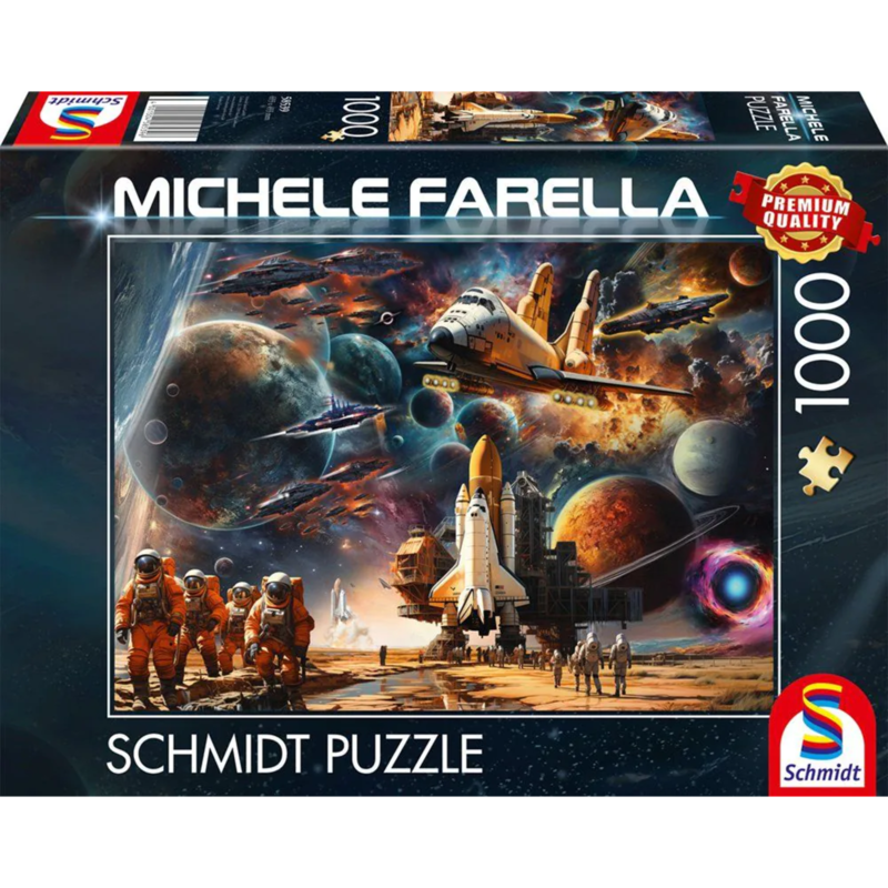Schmidt Spiele Michele Farella: Faszination Raumfahrt - Reise in ferne Galaxien