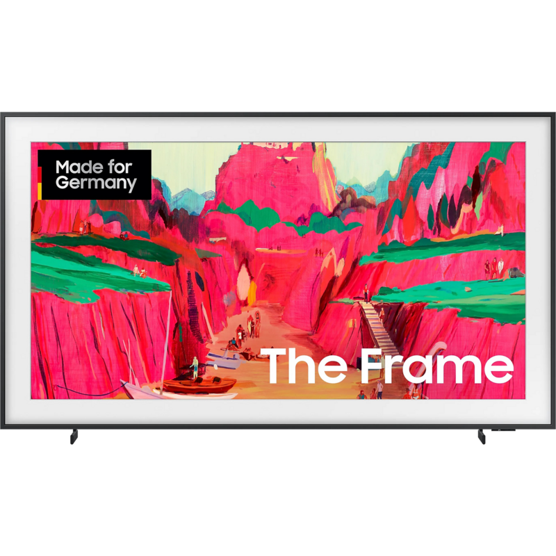 Samsung GQ65LS03FWUXZG The Frame Pro QLED-Fernseher, schwarz, UltraHD/4K