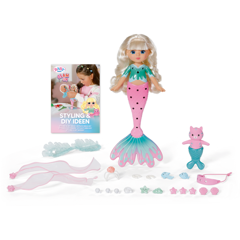 ZAPF Creation BABY born Glam Up Sparkle Puppe, pink
