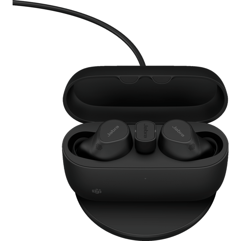 Jabra Evolve2 Buds Kopfhörer, schwarz, MS, USB-C, Bluetooth