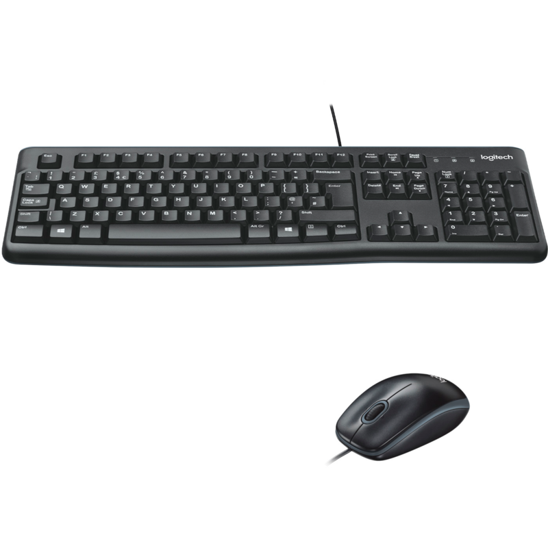 Logitech Desktop MK120 Desktop-Set, schwarz