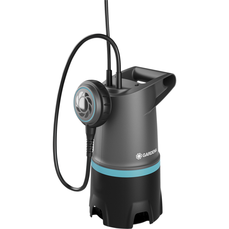 GARDENA Schmutzwasser-Tauchpumpe 20000 BASIC Tauch- / Druckpumpe, grau/schwarz