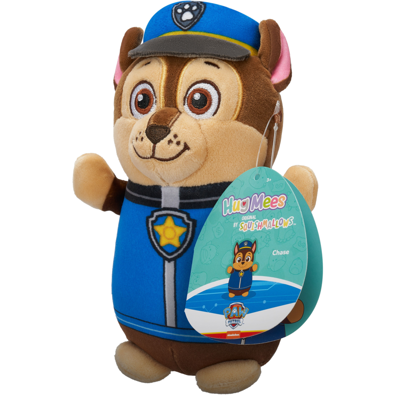 Jazwares Squishmallows HugMees - Paw Patrol Chase Kuscheltier, 25 cm