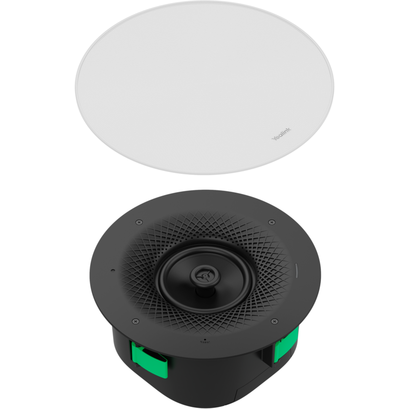 Yealink CS10 PoE-fähiger Deckenlautsprecher Lautsprecher, weiß, Akustisch