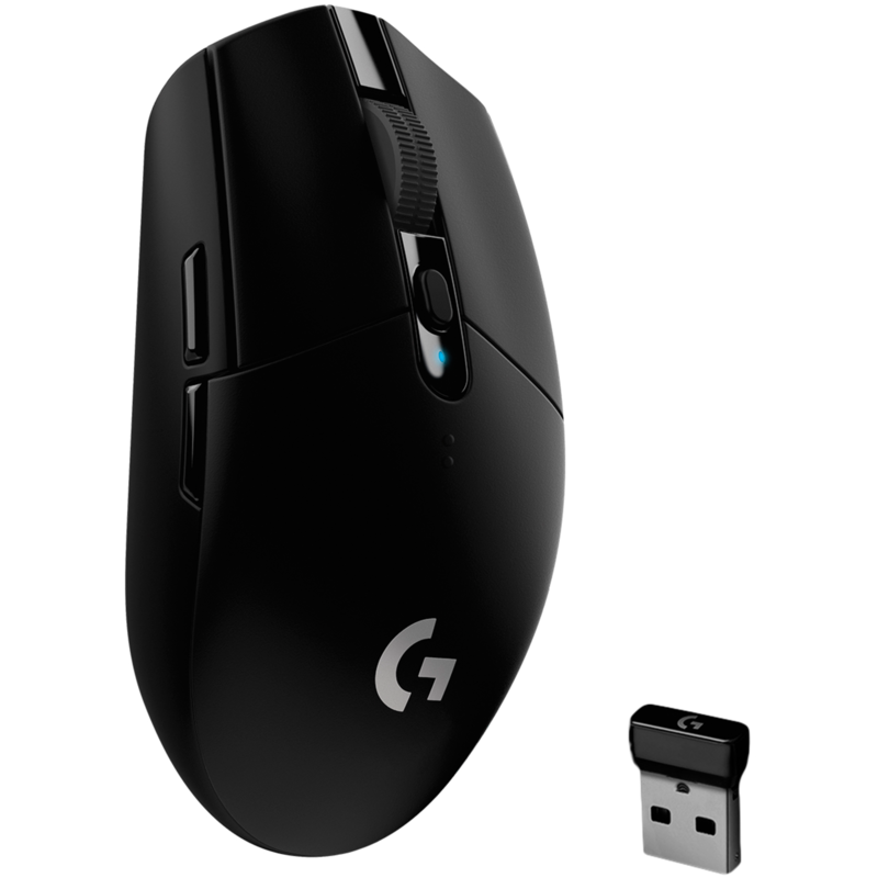 Logitech Gaming G305 LIGHTSPEED Gaming Gaming-Maus, schwarz