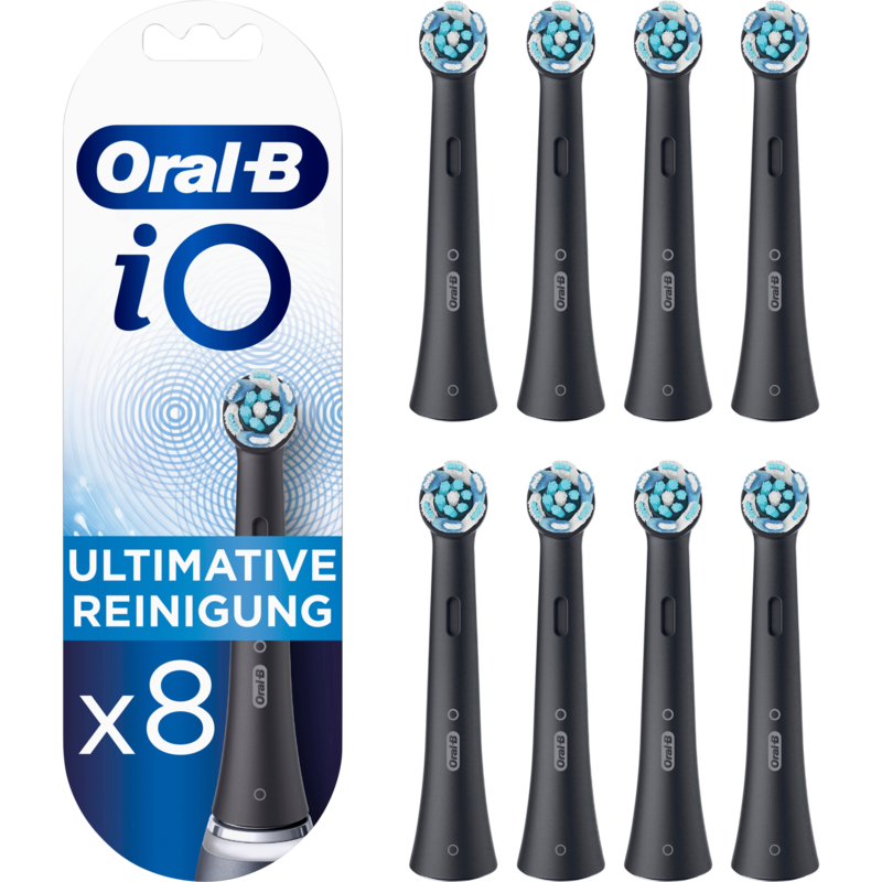 Oral-B Oral-B iO Ultimative Reinigung 8er Aufsteckbürste, schwarz