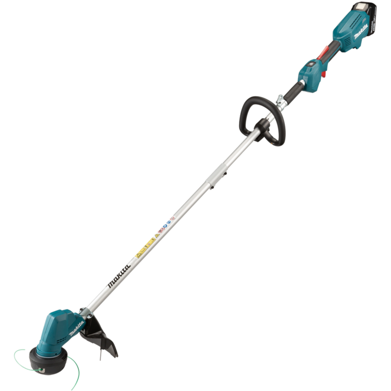 Makita Akku-Rasentrimmer DUR192LRT1, 18Volt, blau/schwarz, Li-Ionen Akku 5,0Ah