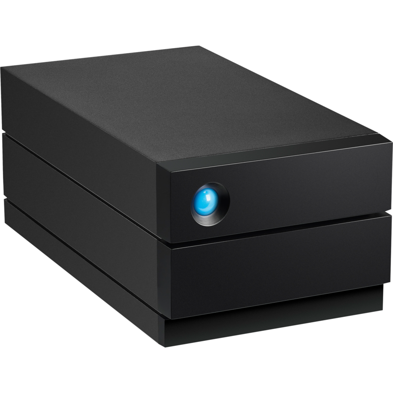 LaCie 2big RAID 40 TB Festplatte, schwarz, USB-C 3.2 (10 Gbit/s)