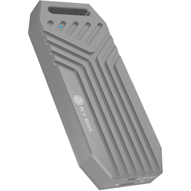 ICY BOX IB-1919M-C42 USB4 M.2 NVMe Laufwerksgehäuse, silber