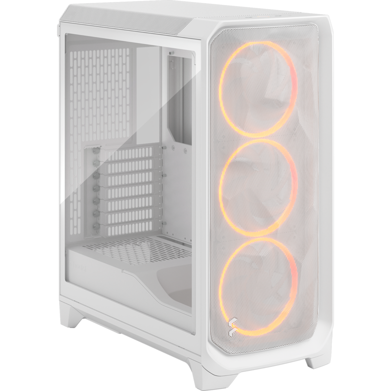 Fractal Design Meshify 3 RGB TG Clear Tint Tower-Gehäuse, weiß, Tempered Glass