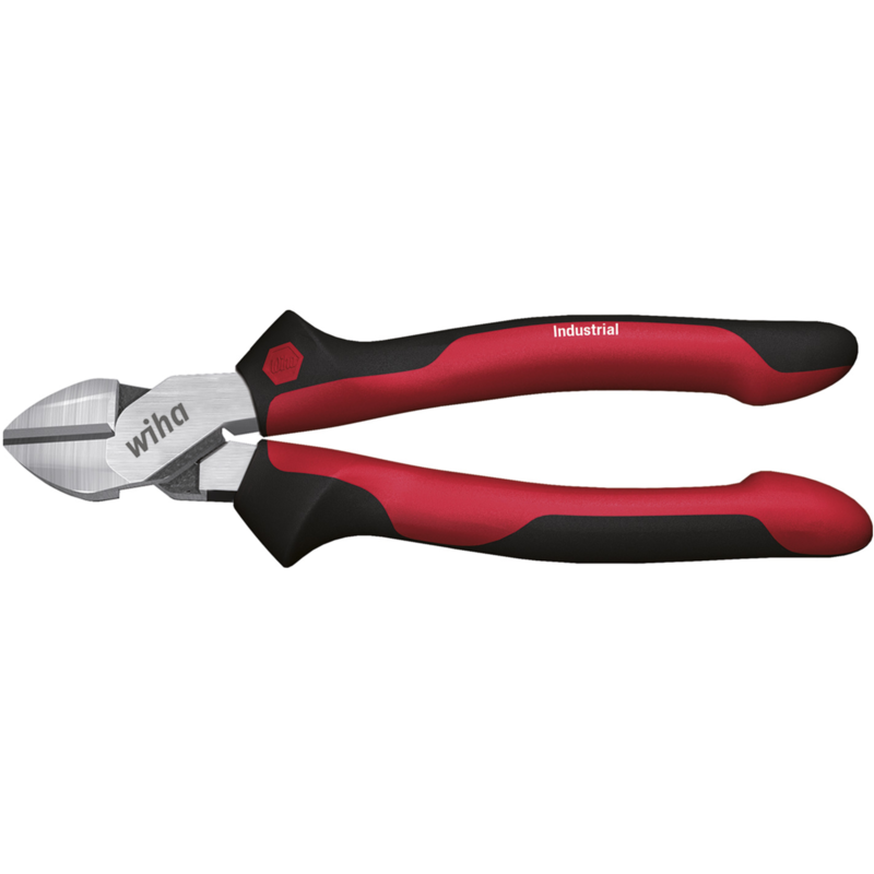 Wiha Seitenschneider Industrial Schneid-Zange, schwarz/rot, mit DynamicJoint