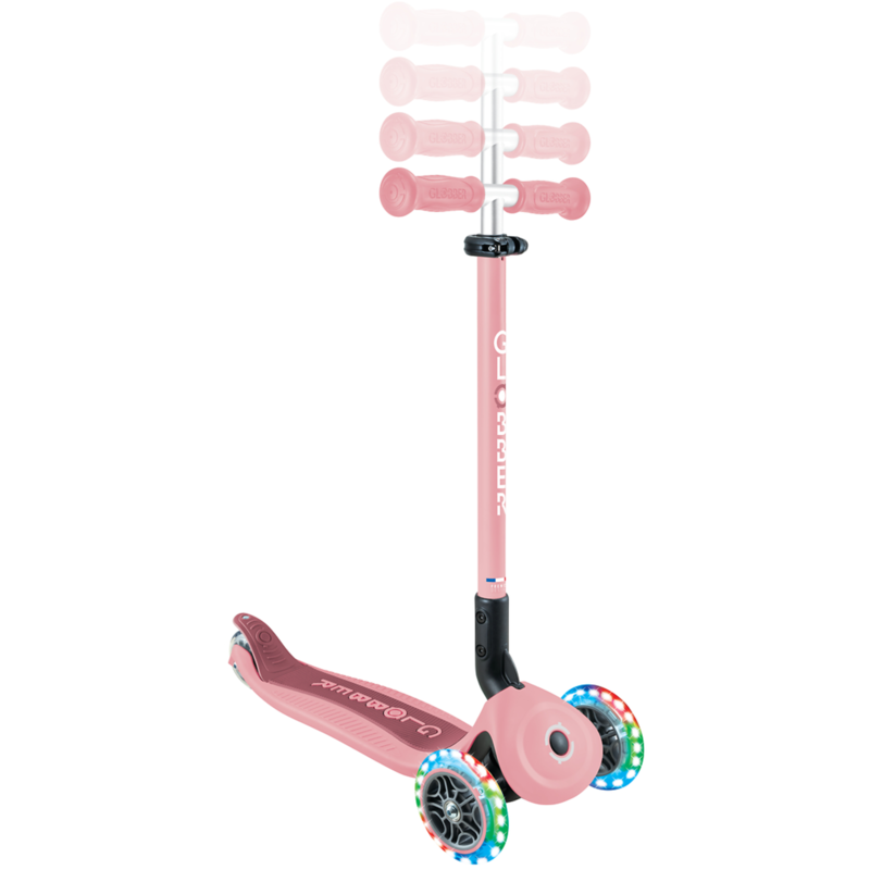 GLOBBER Go-Up Active Lights 360 Scooter, rosa/pink