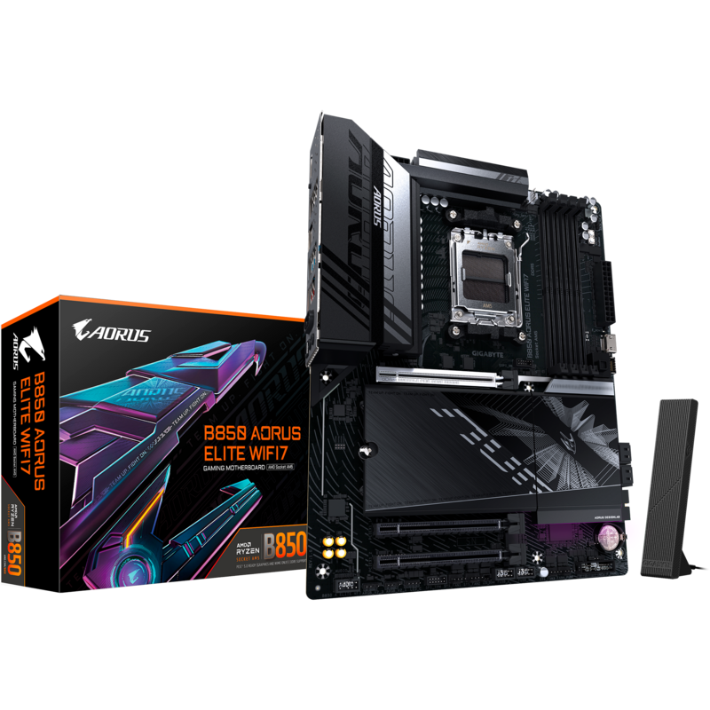GIGABYTE B850 A ELITE WF7 + GP-AE850PM PG5 PC-Aufrüstkit, schwarz