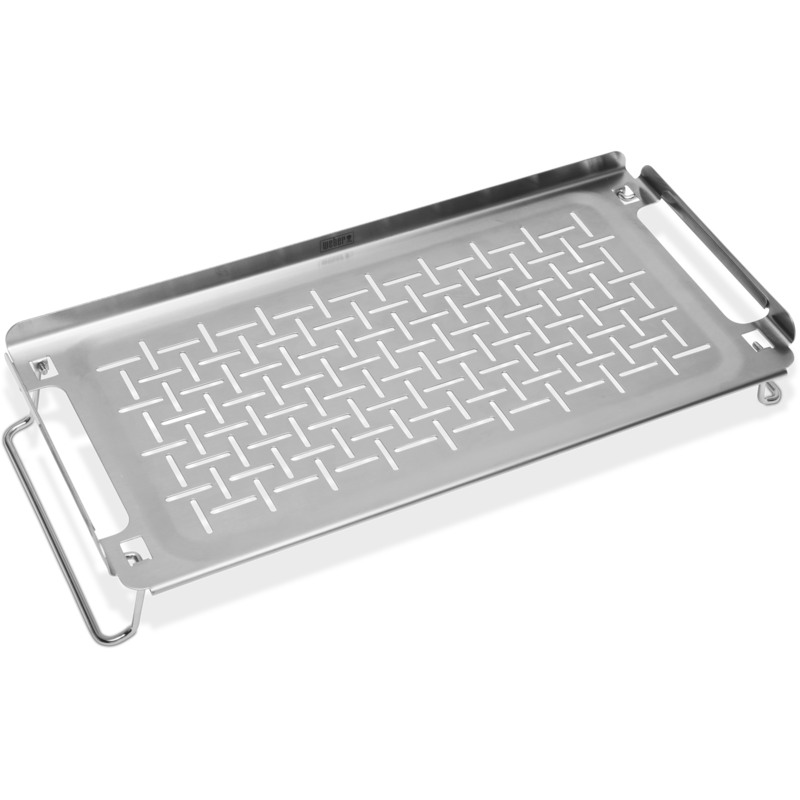 Weber Grillplatten-Warmhalterost Grillrost, edelstahl, zur Nutzung auf