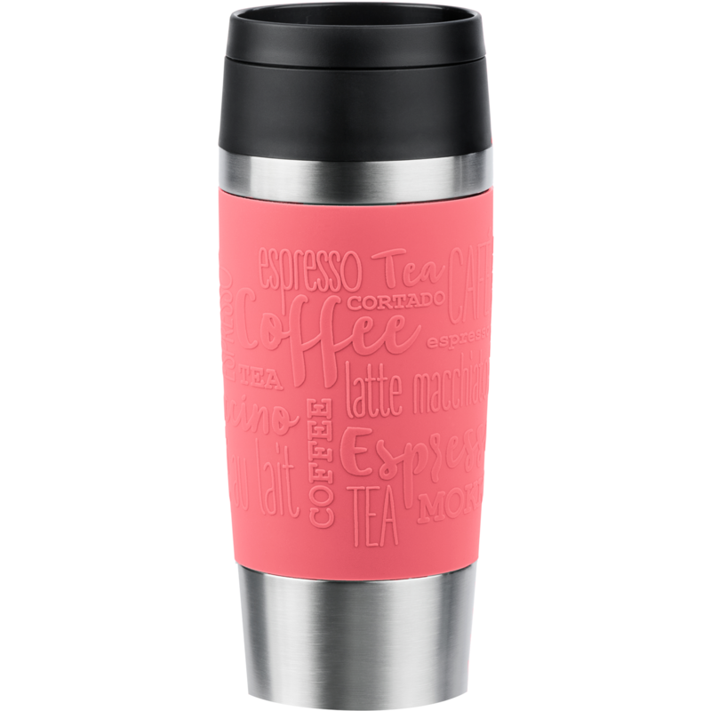 Emsa TRAVEL MUG Classic Thermobecher, koralle/edelstahl, 0,36 Liter