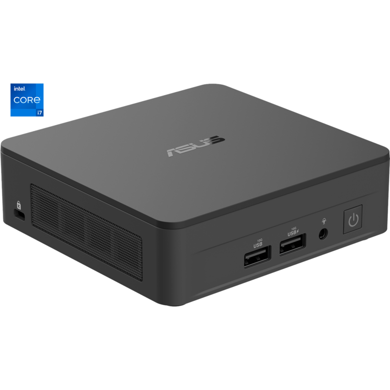 ASUS NUC 13 Pro Slim RNUC13ANKI7068C2I Mini-PC, schwarz, Windows 11 Pro