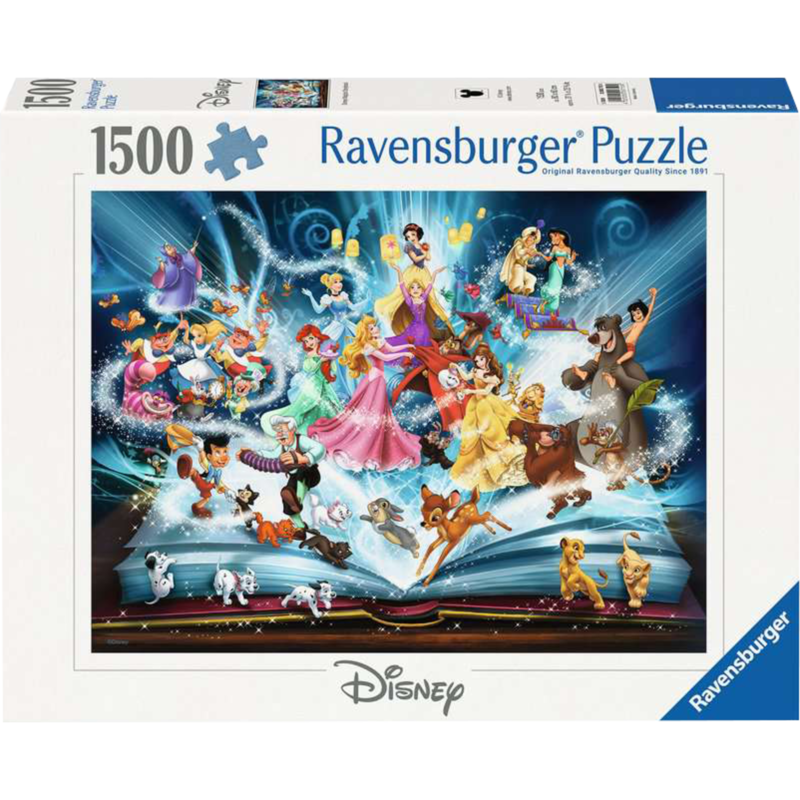 Ravensburger Puzzle Disney ́s magisches Märchenbuch, 1500 Teile