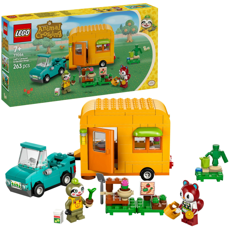 LEGO Animal Crossing Gerds Wohnwagen & Gärtnerei Konstruktionsspielzeug