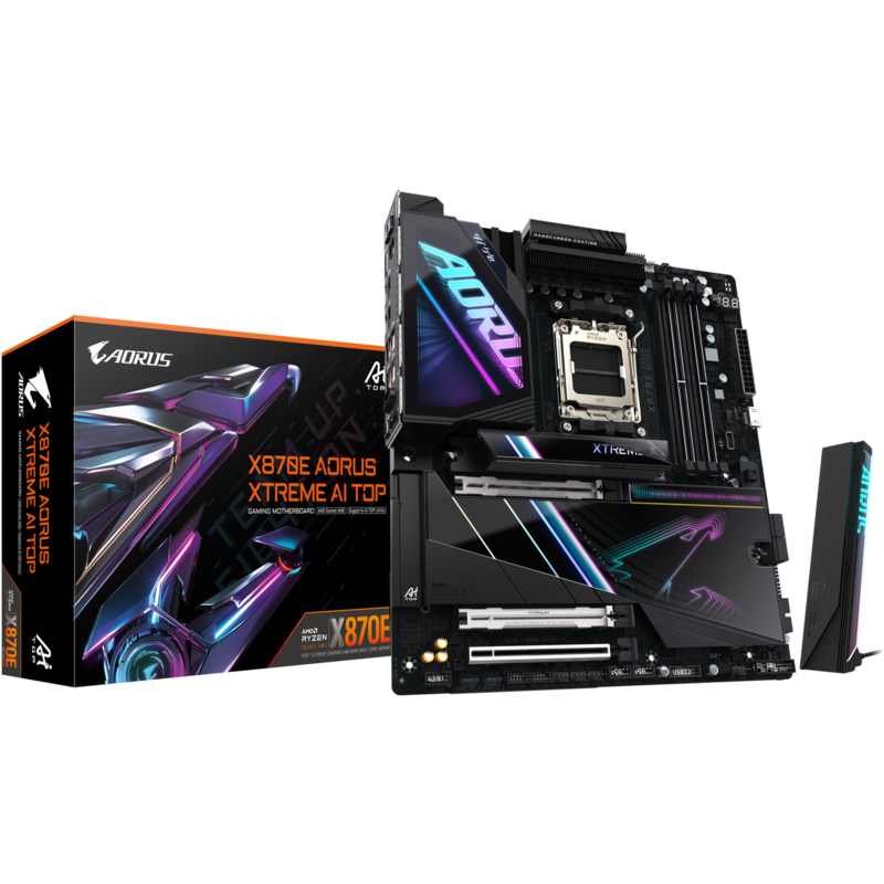 GIGABYTE X870E AORUS XTREME AI TOP Mainboard, schwarz