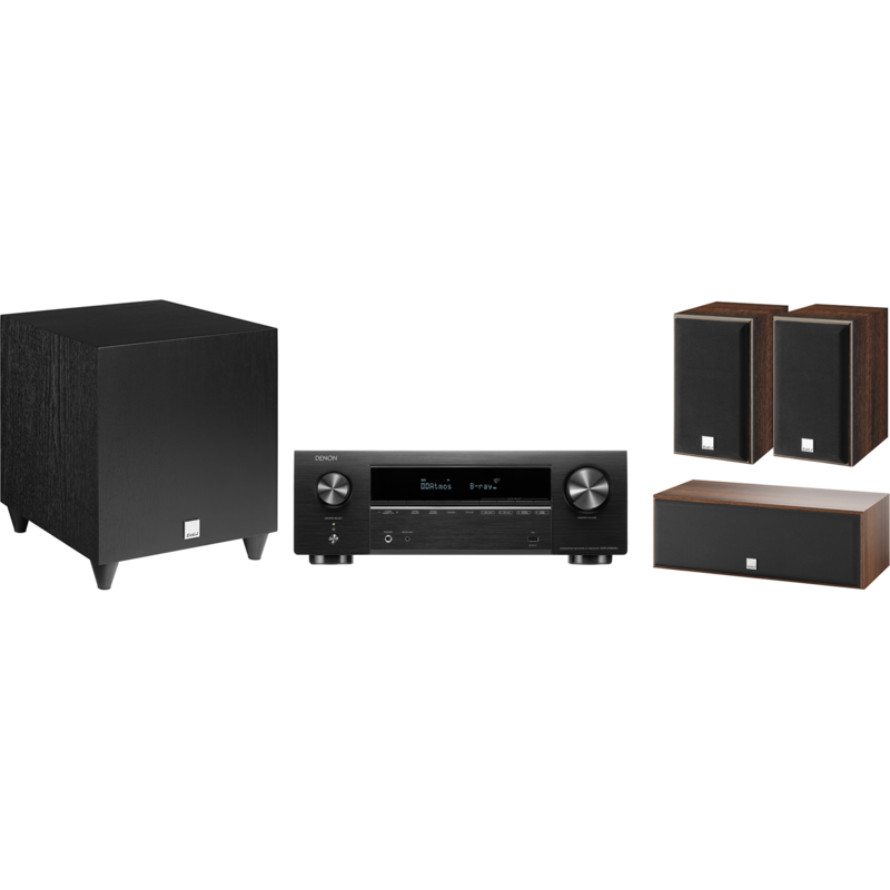 Denon AVR-S 670H + Dali 5.1 Lautsprecher Set Bundle AV-Receiver, schwarz, HEOS