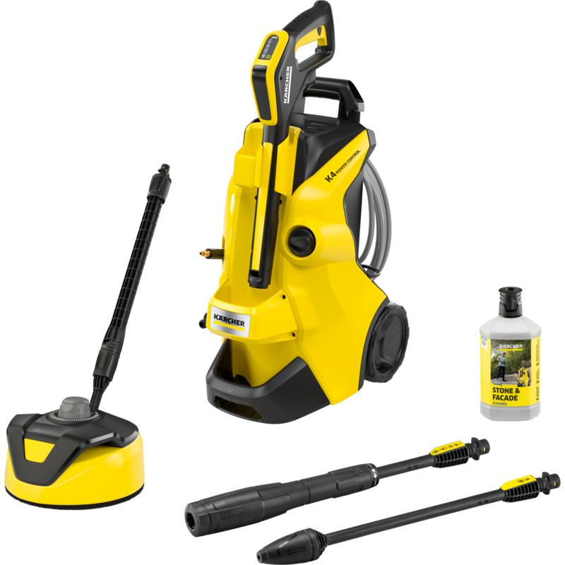 Kärcher K 4 Power Control Flex Home Hochdruckreiniger, gelb/schwarz, mit
