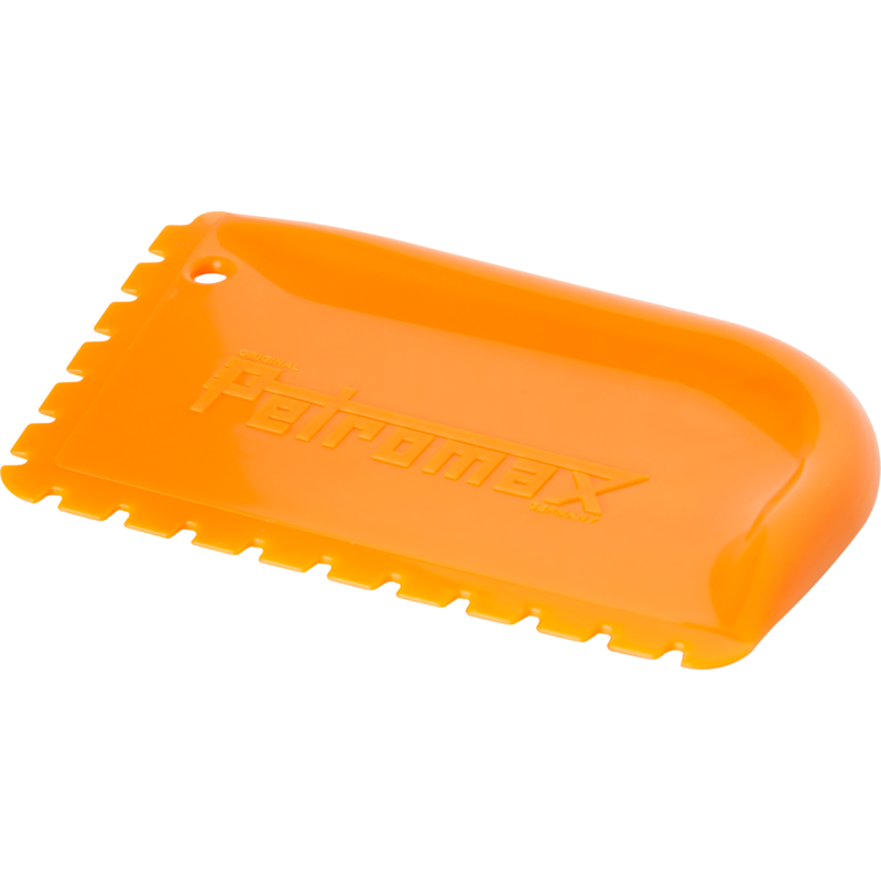 Petromax Schaber mit Rillen für Gusseisen, orange