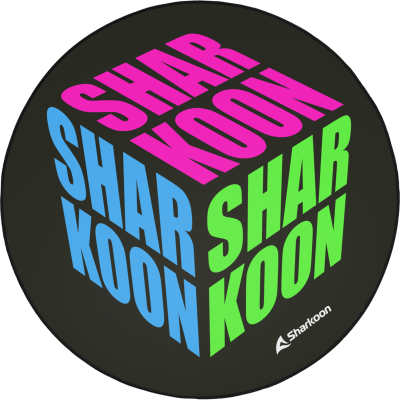 Sharkoon SFM11 Cube Schutzmatte, pink/grün