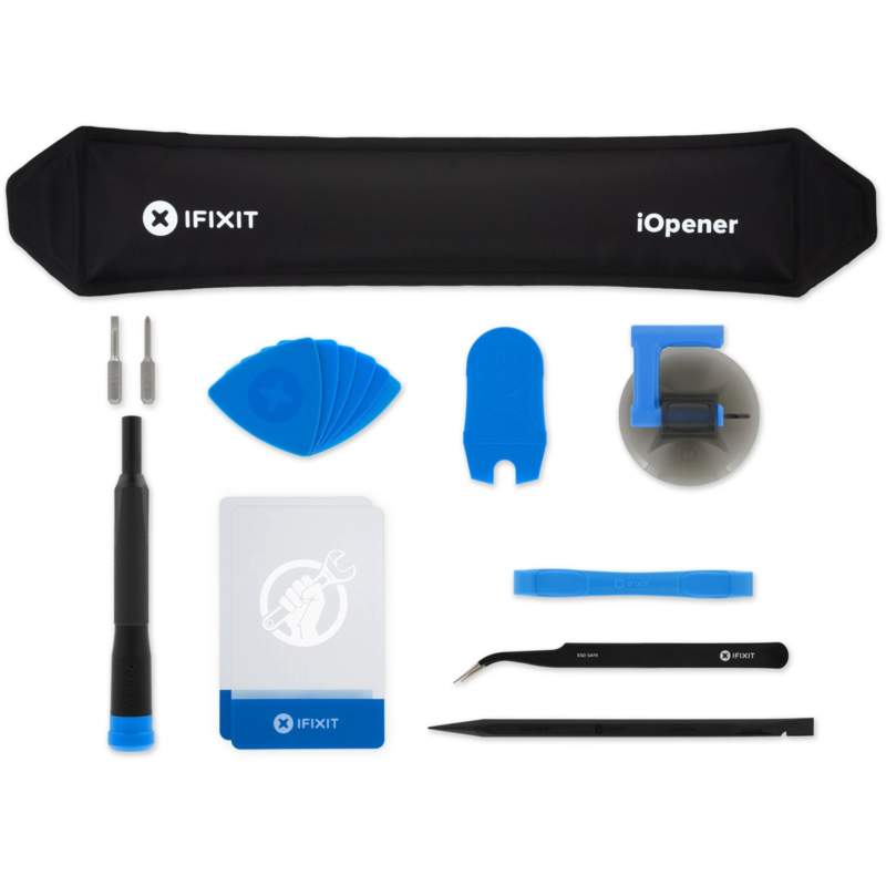 iFixit iOpener Toolkit Werkzeug-Set, schwarz/blau, 16-teilig