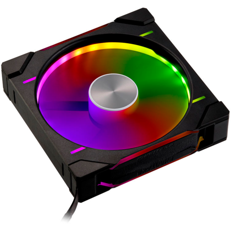 Phanteks D30-140 PWM Regular DRGB Gehäuselüfter, schwarz/weiß