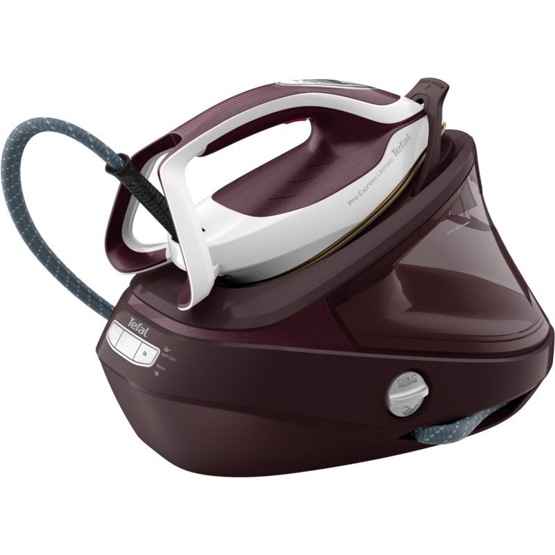 Tefal Pro Express Ultimate II GV9721 Dampfbügelstation, dunkelrot/weiß
