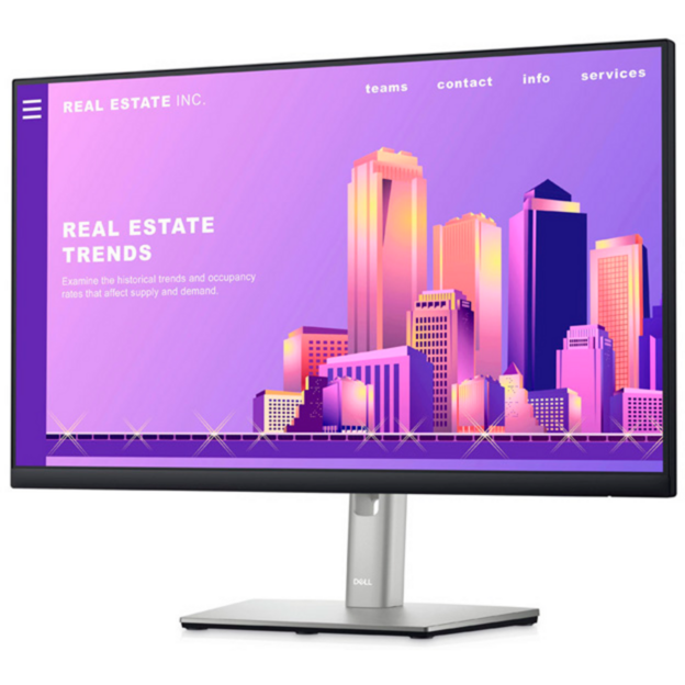 Dell P2422H Generalüberholt LED-Monitor, schwarz/silber, FullHD, IPS, USB-Hub, Generalüberholt