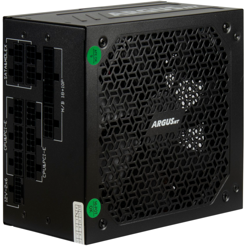 Inter-Tech ArgusNT HA-850BA3 850W PC-Netzteil, schwarz