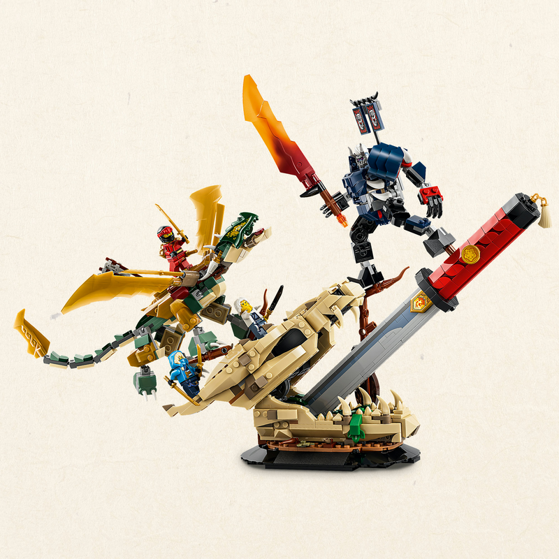 LEGO Ninjago Showdown auf der Drachenklinge Konstruktionsspielzeug