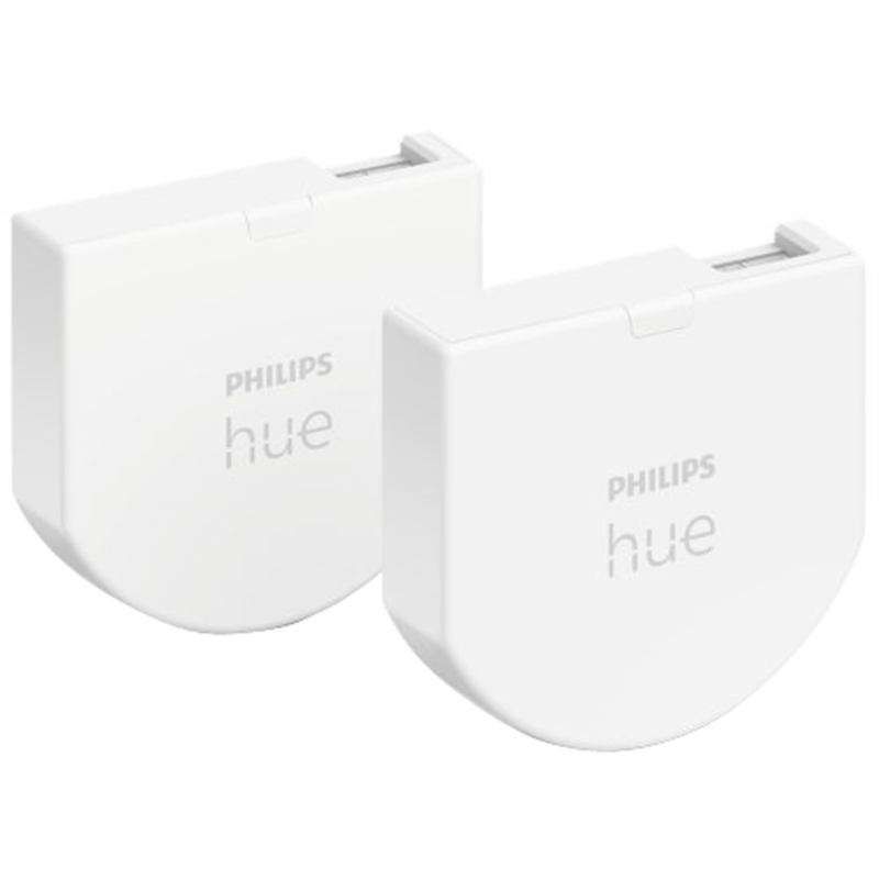 Philips Hue Wandschalter Modul Schalter, weiß, zweier Pack