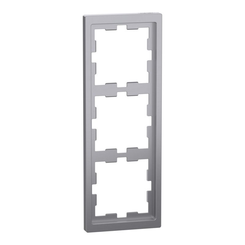 Merten Rahmen dreifach Edelstahl D-Life Typ MEG4030-6536 lackierter Thermoplast