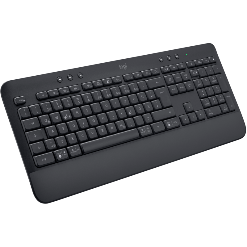 Logitech Signature K650 Tastatur, graphit, Logi Bolt, Bluetooth, für