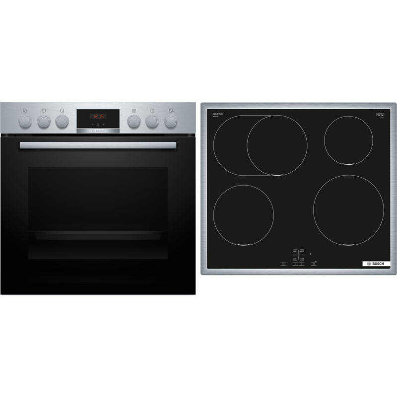 Bosch Home HND415LS62 Herdset, schwarz/edelstahl