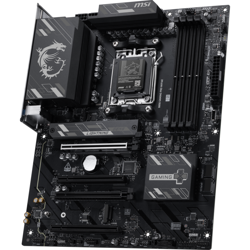 MSI B850 GAMING PRO WIFI6E Mainboard, schwarz
