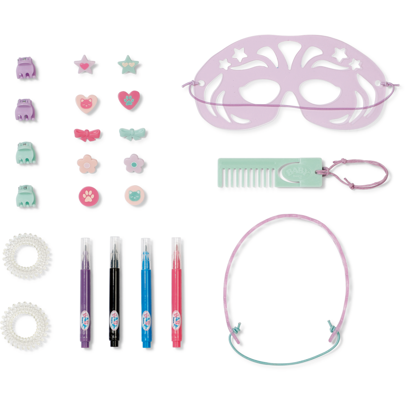 ZAPF Creation BABY born Stylingkopf Bemalen & Frisieren Schmink- und Frisierkopf