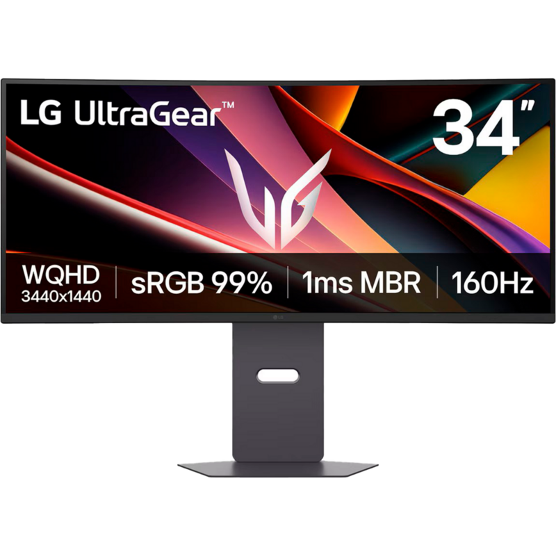 LG UltraGear 34G600A-B Gaming-Monitor, schwarz, QHD, VA, Curved, HDMI, DP