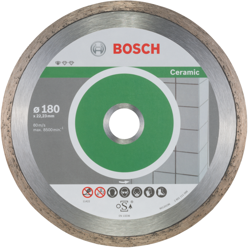 Bosch Professional Diamanttrennscheibe Standard for Ceramic, Ø 180mm