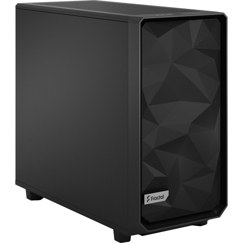 Fractal Design Meshify 2 Black Solid Tower-Gehäuse, schwarz