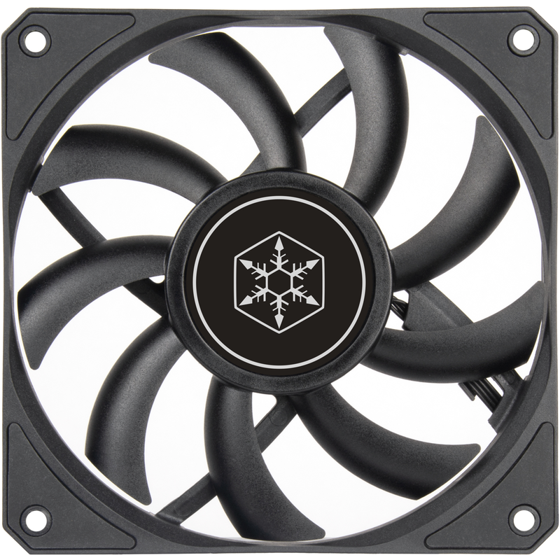 SilverStone SilvStone SST-AS120B Gehäuselüfter, schwarz/transparent