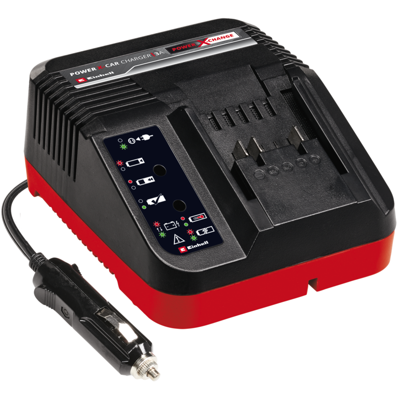 EINHELL Power X-Car Charger 3A Ladegerät, schwarz/rot