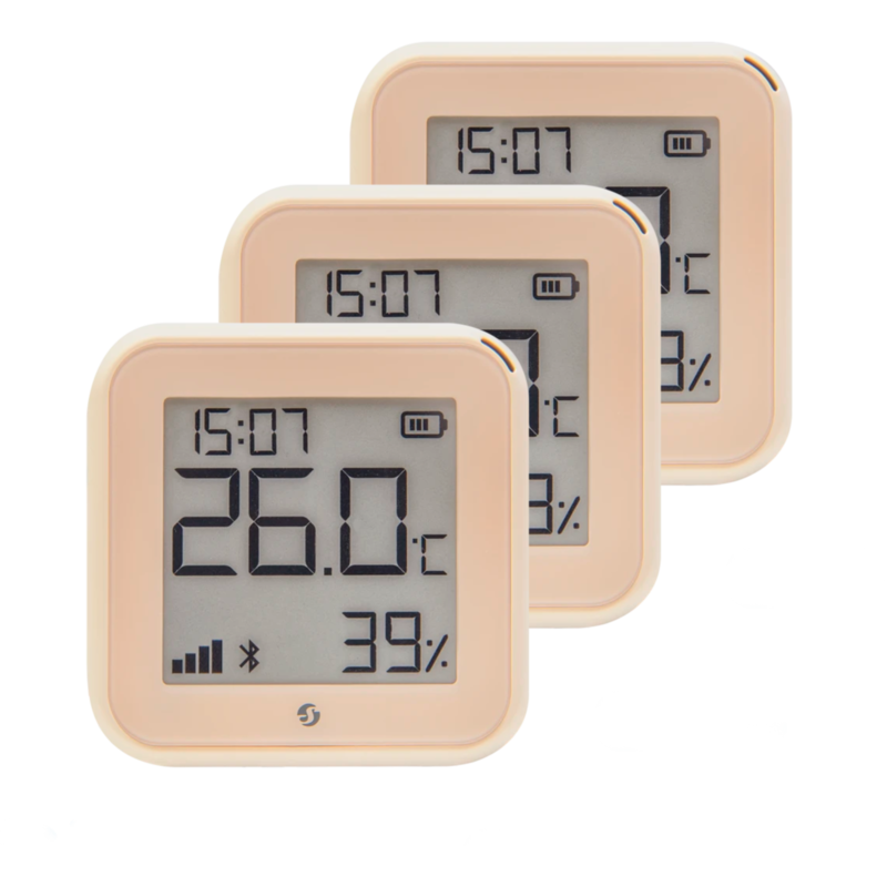 Shelly H&T Gen3 Melder, mocca, 3er Pack