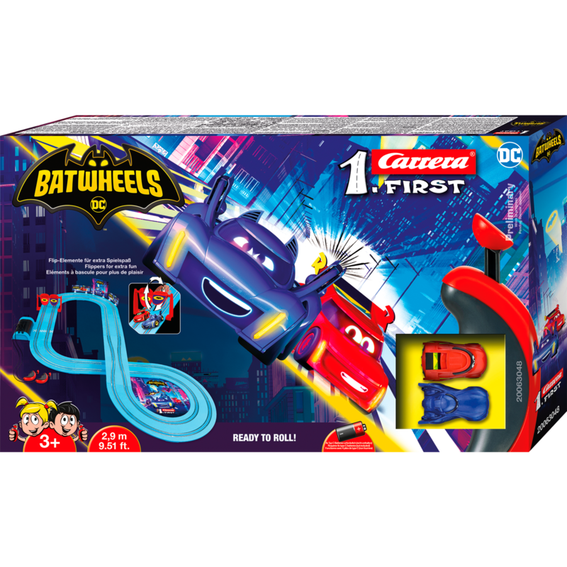 Carrera FIRST Batwheels Ready to Roll Rennbahn